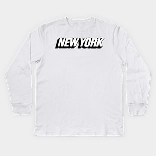 New York - Big Apple - The city that never sleeps T-Shirt Kids Long Sleeve T-Shirt